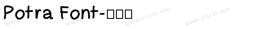 Potra Font字体转换